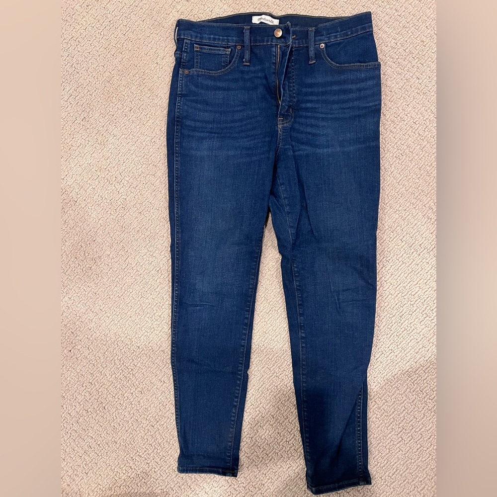 Madewell 10” high rise skinny jeans